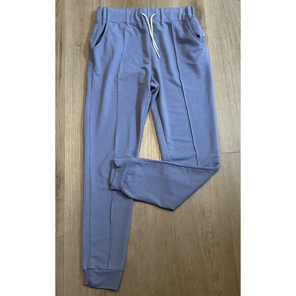 Gymshark Women's Solace Bottoms 2.0 Steel Blue Jogger Pants Sweats - Size Small - Picture 4 of 9